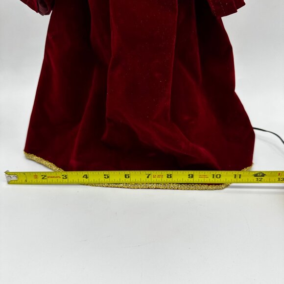 Vtg Telco Motionette Victorian Porcelain Doll 19" Christmas Animated EUC Video - Picture 4 of 13